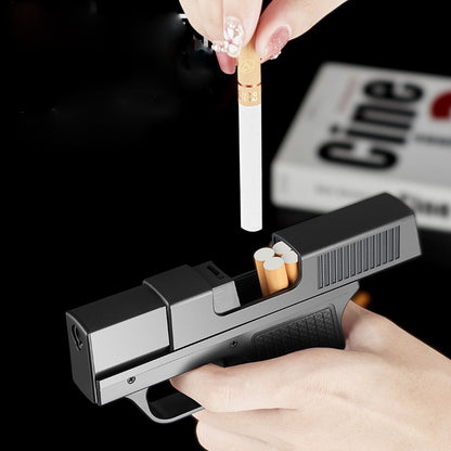 Gun Cigarette Case with Torch Lighter 3