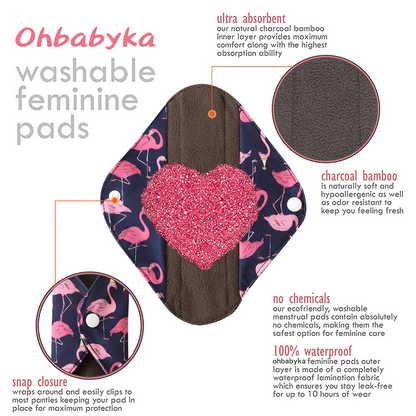 Reusable Panty Liners Set 4