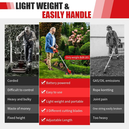 3-in-1 Cordless Grass Trimmer 4