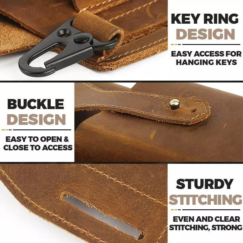 Retro Belt Waist Men's Bag 4