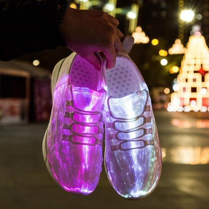 Light-up Luminous Fiber Optic Shoes 4