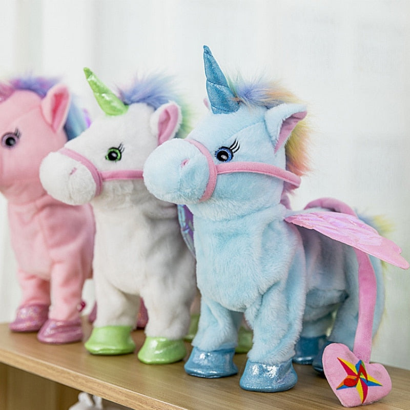 Electric Walking Unicorn Plush Toy 3