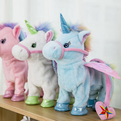 Electric Walking Unicorn Plush Toy 3