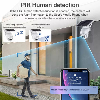 Solar Powered Wireless Outdoor Waterproof Camera 4