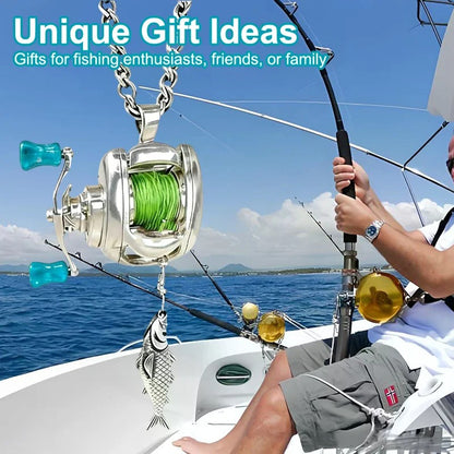 Angler’s Catch Fishing Reel Pendant 4