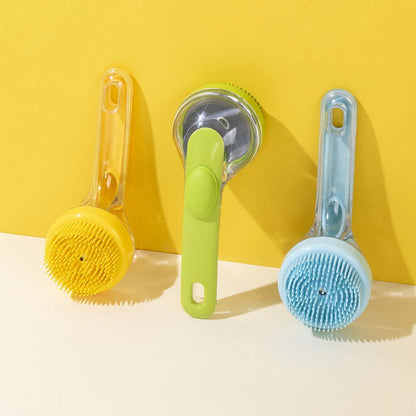 Soft Silicone Dog Bathing Brush 4