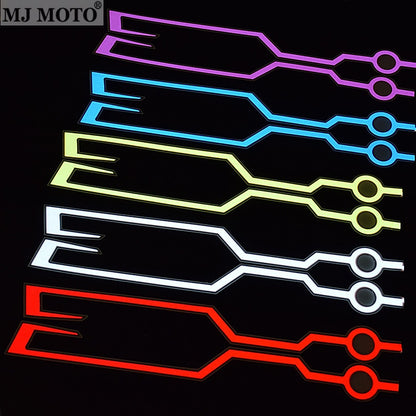 Night Safety Motorcycle Helmet LED Stripe 4