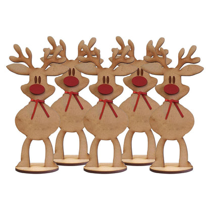 Personalized Freestanding Reindeer-5PCS 4