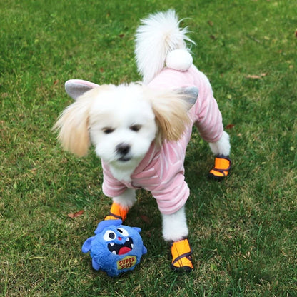 Interactive Monster Plush Giggle Ball Dog Toy 4