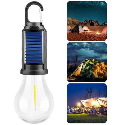 Solar Rechargeable Hooked Camping Light 4