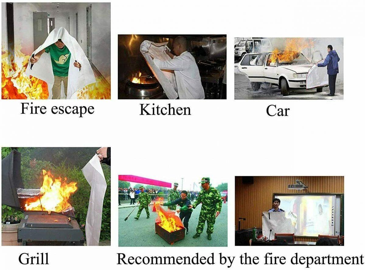 Emergency fire blanket 4