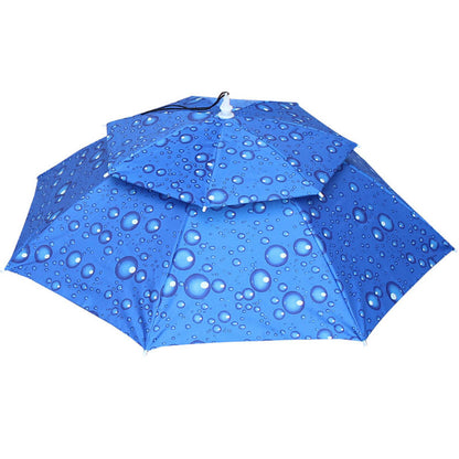 Outdoor Double Layer Umbrella Hat 4