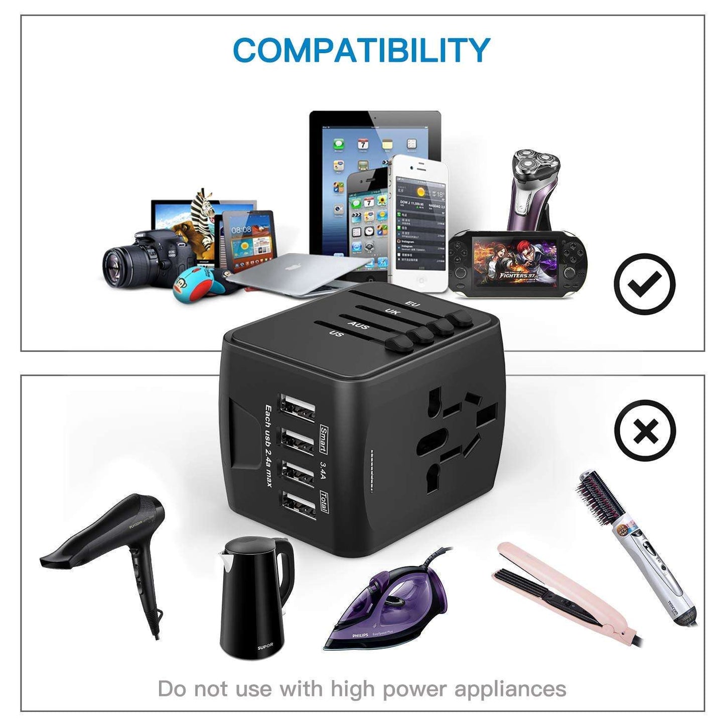 Universal Travel Socket 4