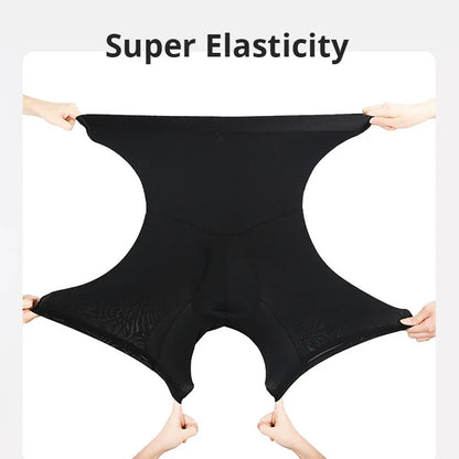Men's High Waist Shapewear Boxer Briefs 4