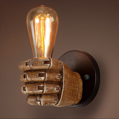 CLASSICAL RESIN FIST WALL LAMPS 4
