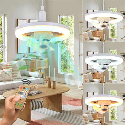 LED Swing Head Fan Light 4