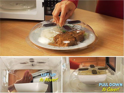 Hover Cover - Microwave Splatter Cover 4