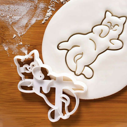 Cat Butt Cute Poses Cookie Cutters-3PCS 4