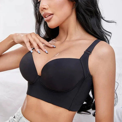 Fashion Deep Cup Shapewear Incorporated Bra 3