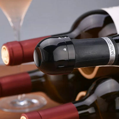 Vacuum Wine Bottle Cap Stopper-3Pcs+1Free 4