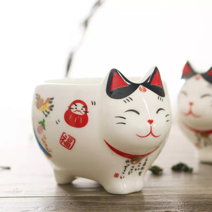 Lucky Cat Tea Set 4