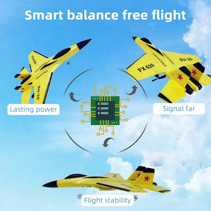 Remote Control LED Glider Airplane – Flying Model Aircraft with Lights for Kids & Adults 4