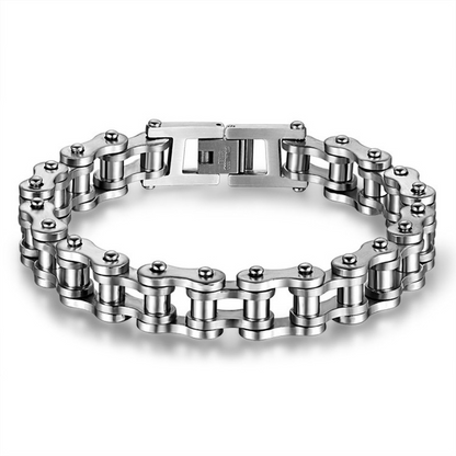 Cool Stainless Steel Men's Biker Chain Bracelet 4