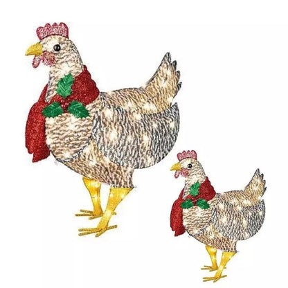 Light-Up Chicken Decoration 2