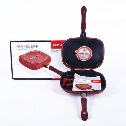 Double side grill fry pan 4