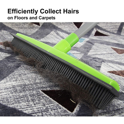 Pet Hair Cleaning Rubber Broom 4