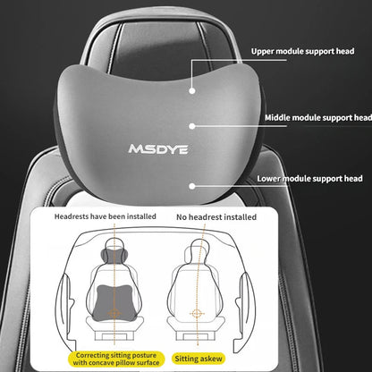 Memory Foam Car Headrest & Lumbar Support Cushion 4