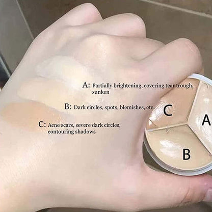 Tri-Color Concealer Palette 4