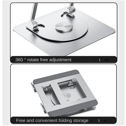360° Rotating Adjustable Ergonomic Foldable Laptop Stand 4