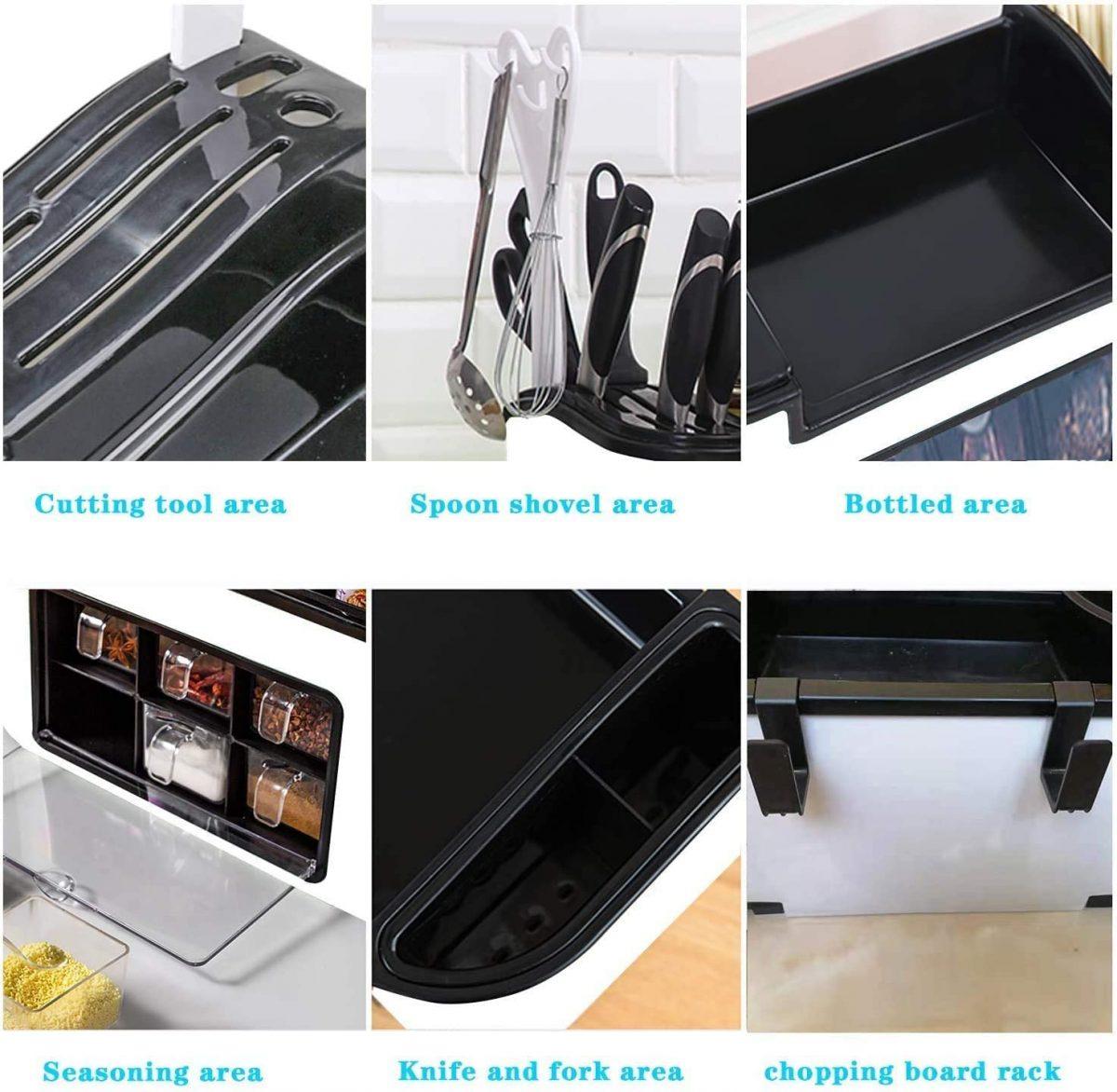 Kitchen Storage Rack Spice Box 4