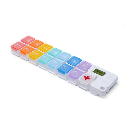 Smart Weekly Pill Organizer with Timer 4