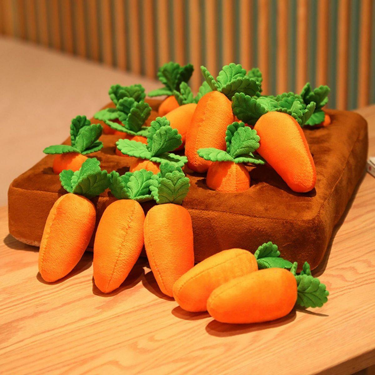 Carrot Doll Dog Toy 4