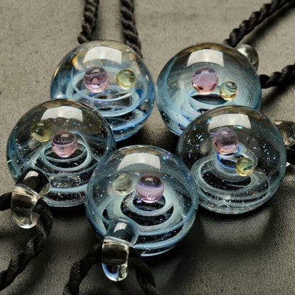 Cosmic Galaxy Glass Pendant 4