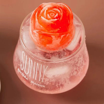 3D Rose Shaped Ice Mold 4