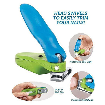 Automatic LED Light Nail Clipper 4