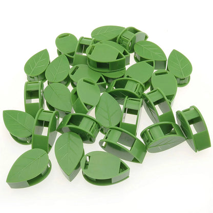 LEAF-SHAPED PLANT  FIXING CLIP 50pcs 4