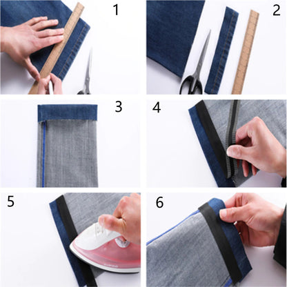 Pants Edge Shorten Self-Adhesive Pants Mouth Paste 4