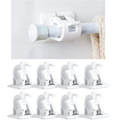 Nail-free Adjustable Rod Bracket Holders 4