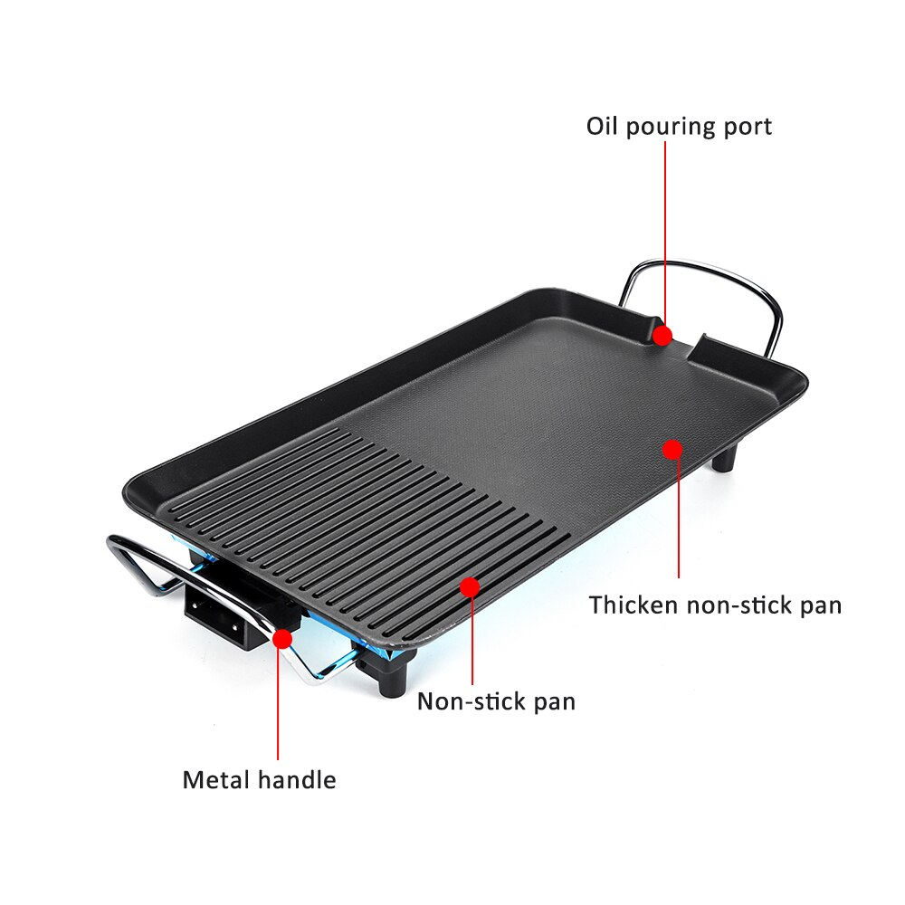 NONSTICK ELECTRIC GRILL PAN 4