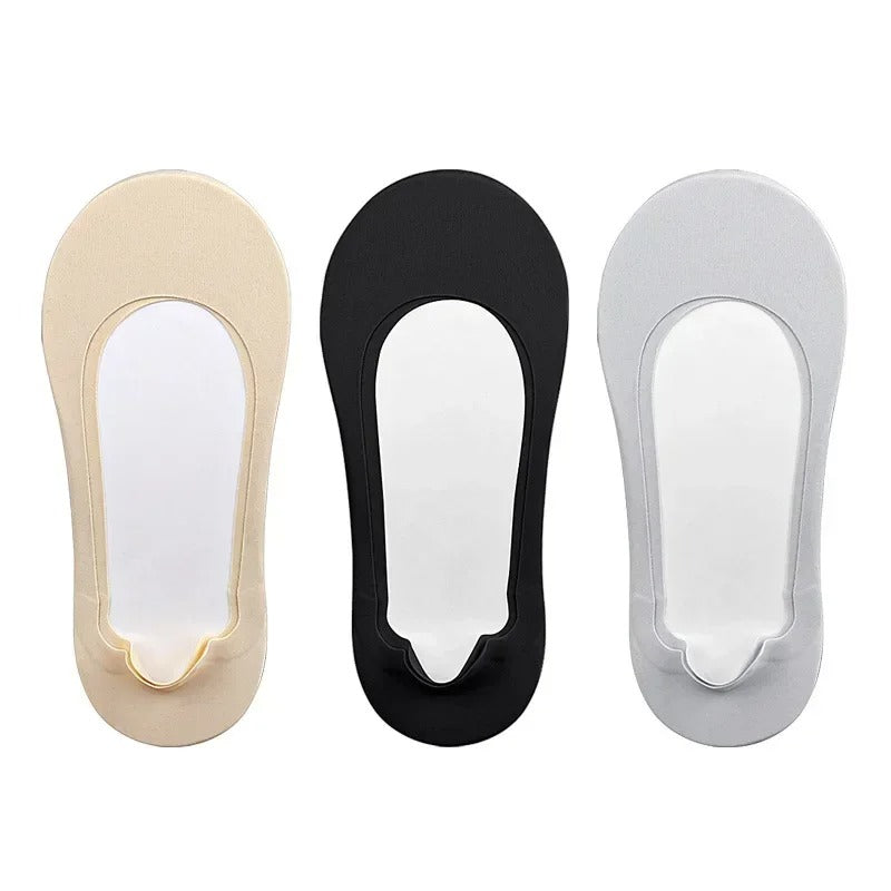 Invisible No-Show Socks-3 Pairs 4