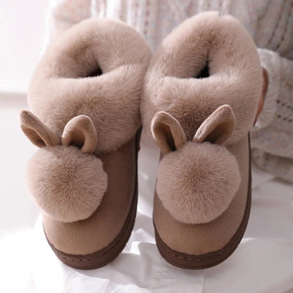 Plush Bunny Rabbit Warm Slippers 1