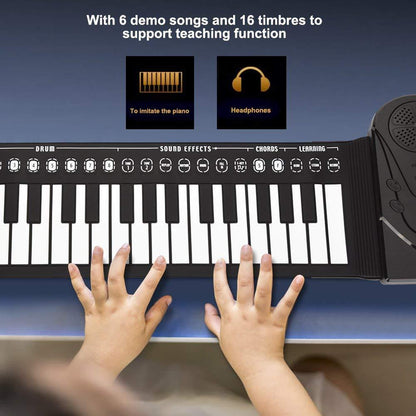 Hand roll portable piano 4