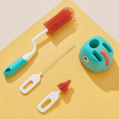 3-Piece Silicone Bottle Brush Set 4