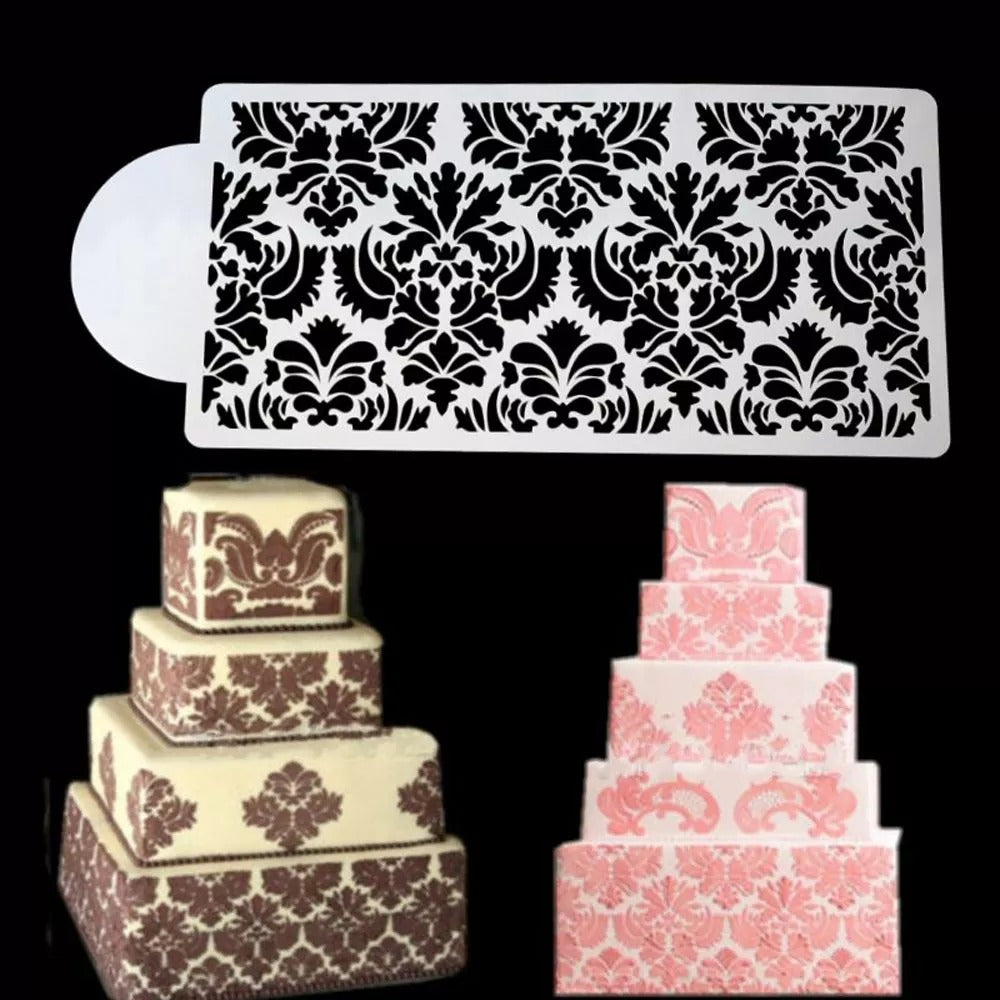 Cake Decoration Stencil - 6 PCS 4