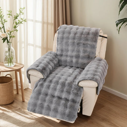 Soft Plush Recliner Cover 4