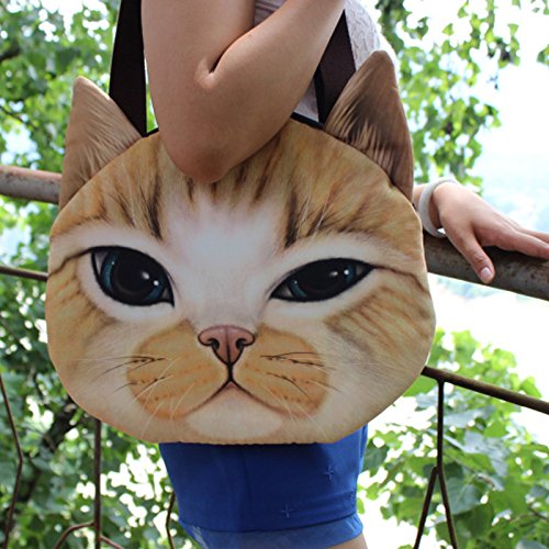 Cute Cat Face Tote Bag 4